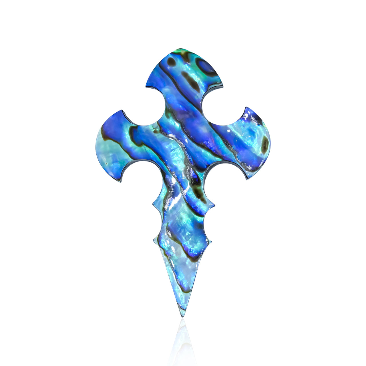 Starborn Abalone Shell Cross Cabochon - 1 Piece