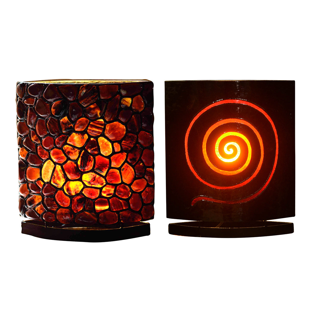 Starborn Sumatra Amber Table Lamp with LED Bulb