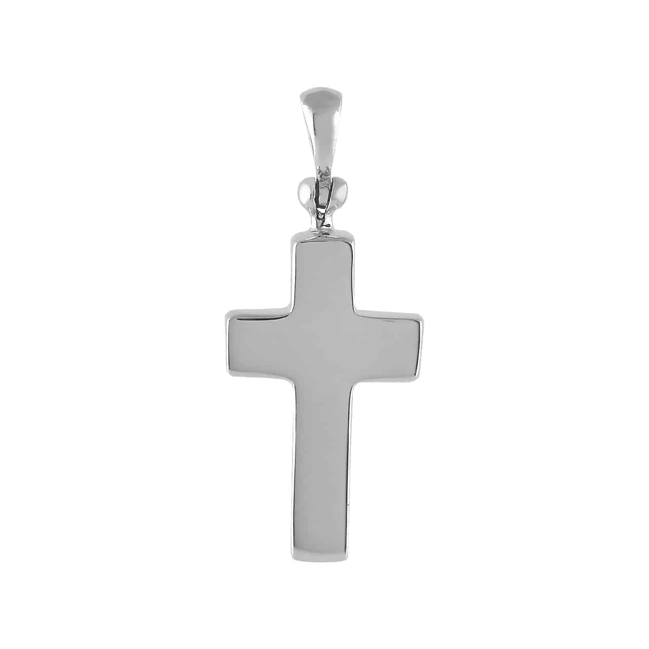 Starborn Ammolite Cross Pendant in Sterling Silver