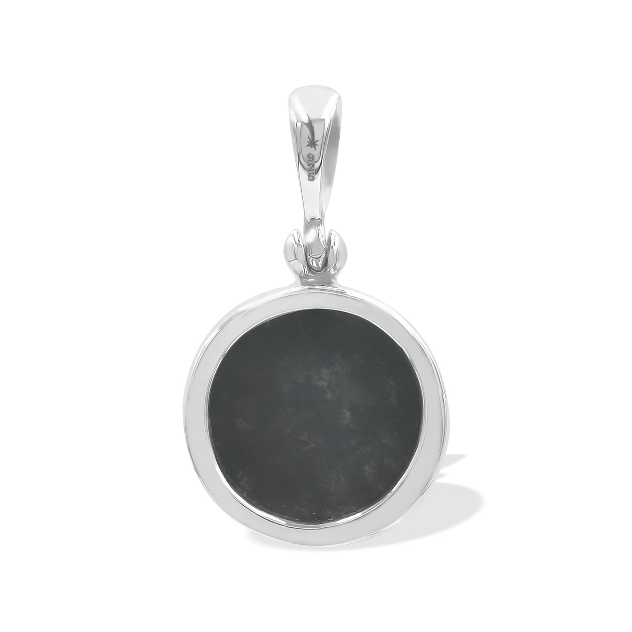 Starborn  Ammolite Faceted Doublet Sterling Silver Round Pendant
