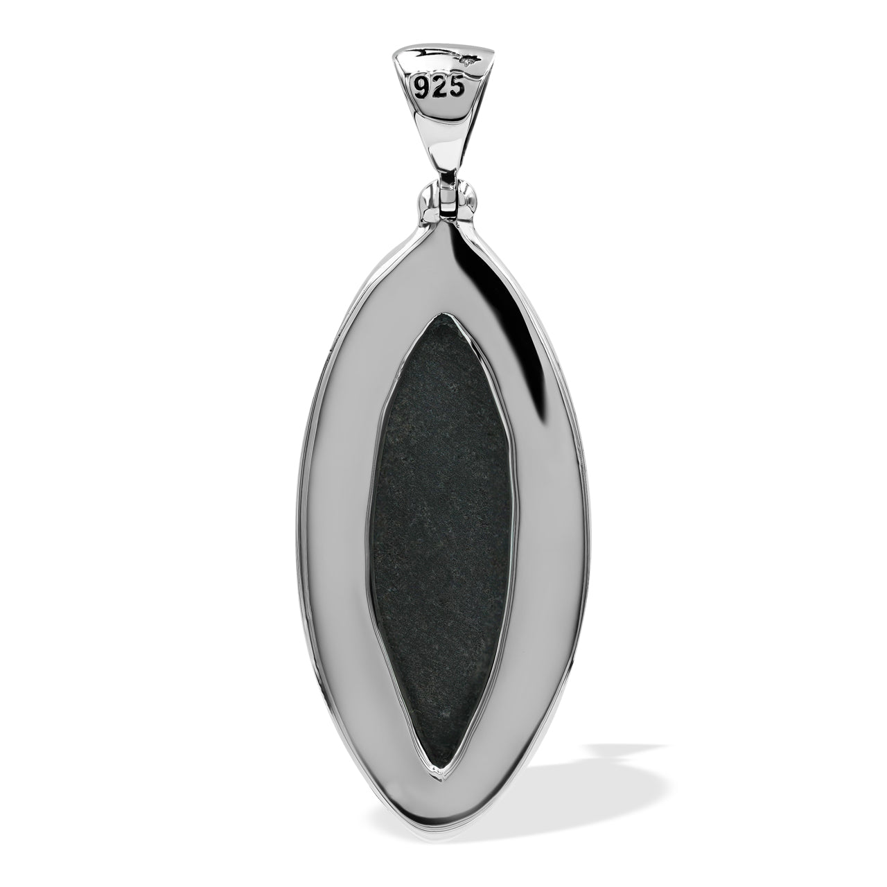 Starborn Marquise Ammolite with Star Frame in Sterling Silver