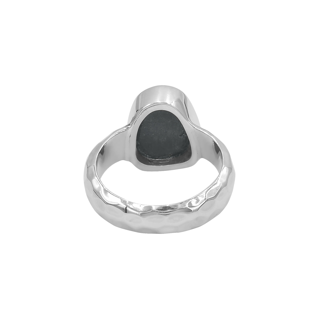 Starborn Ammolite Free-Form Cabochon Ring in Sterling Silver