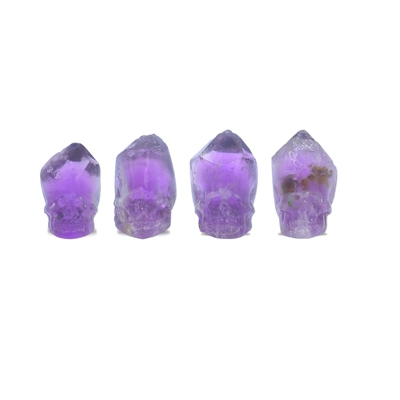 Starborn Hand Carved Amethyst Crystal Skull 25-27mm - 1 piece