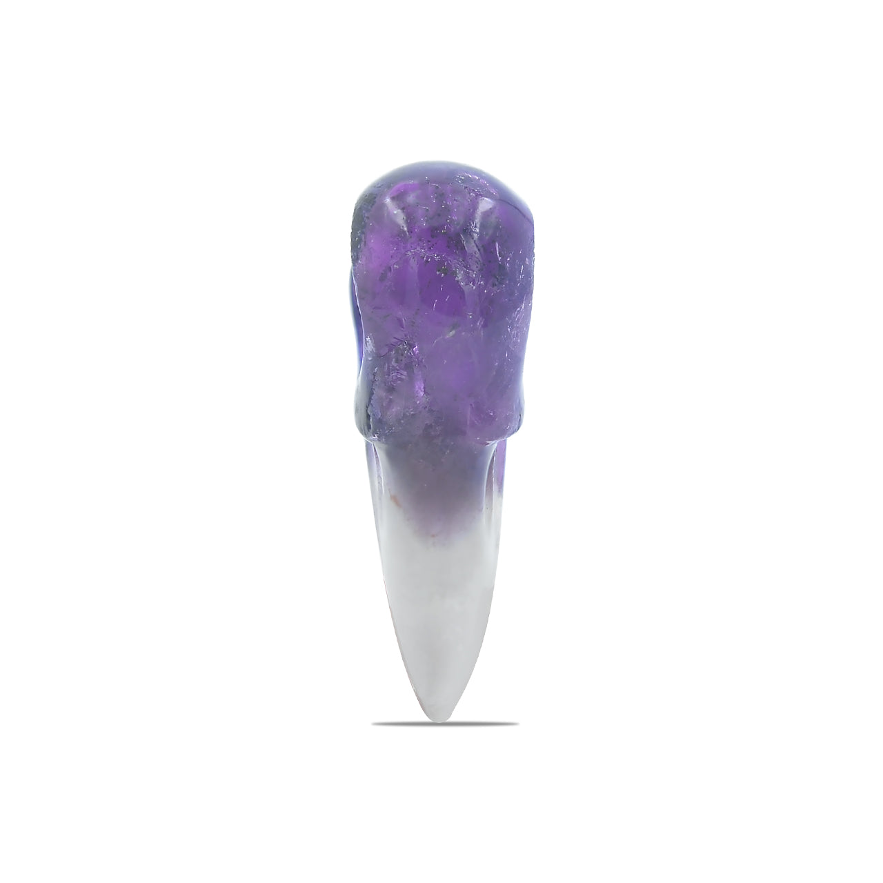 Starborn Duality Amethyst Crystal Raven Skull 34-36mm - 1 Piece