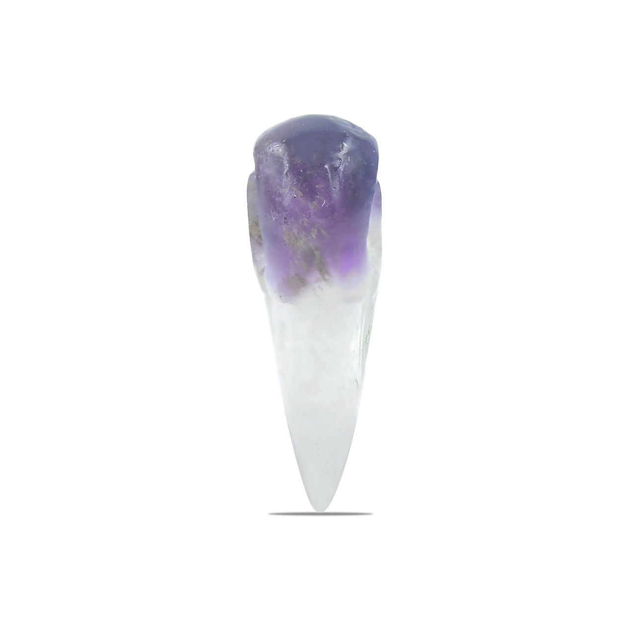 Starborn Duality Amethyst Crystal Raven Skull 34-36mm - 1 Piece