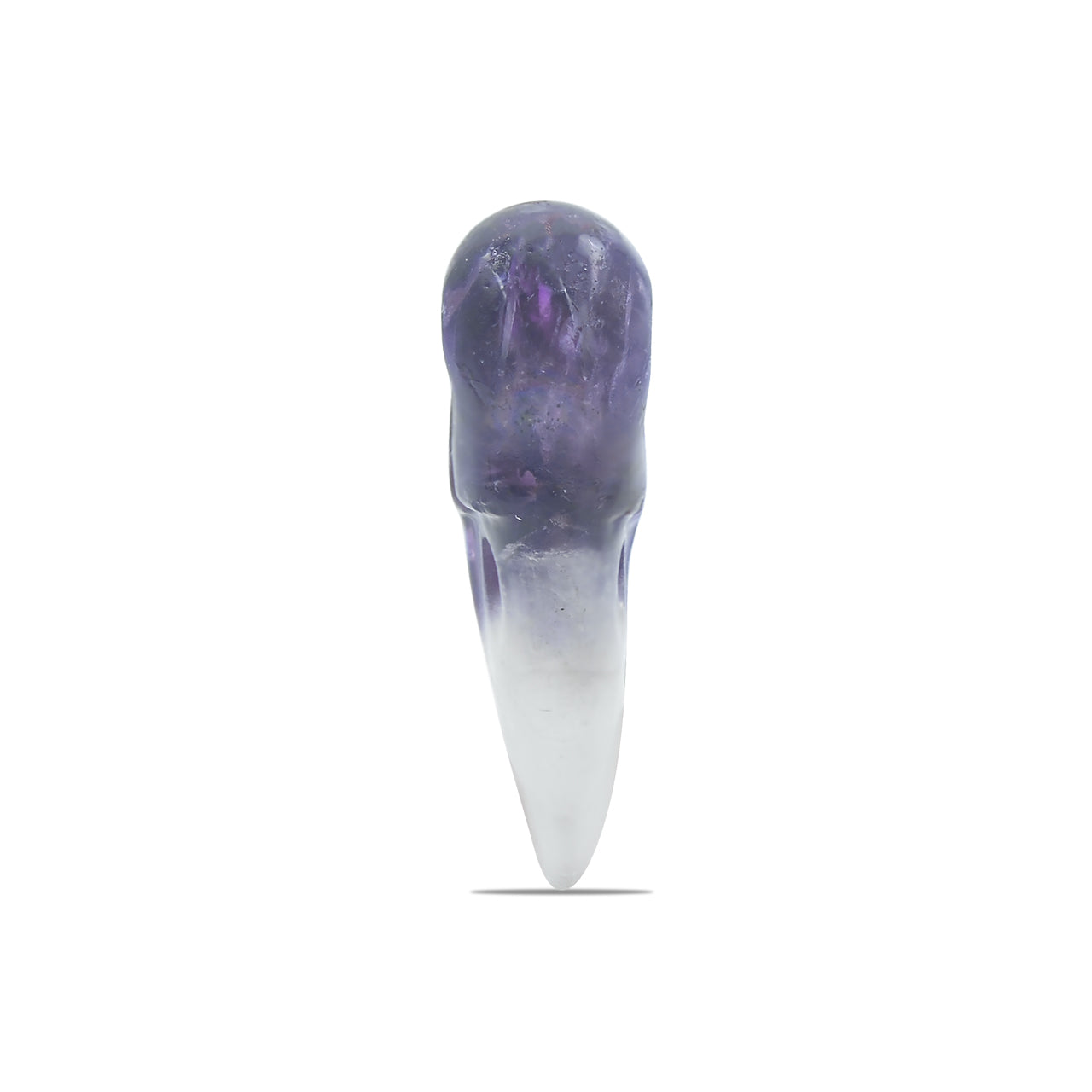 Starborn Duality Amethyst Crystal Raven Skull 34-36mm - 1 Piece