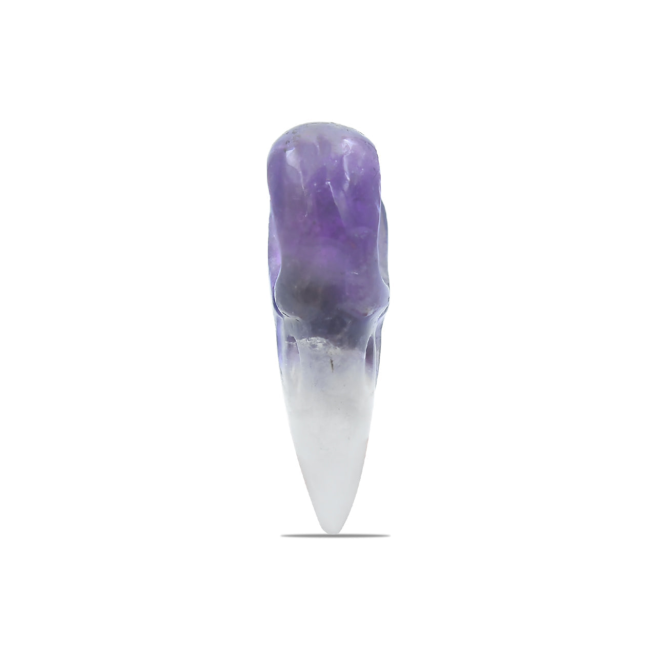 Starborn Duality Amethyst Crystal Raven Skull 34-36mm - 1 Piece