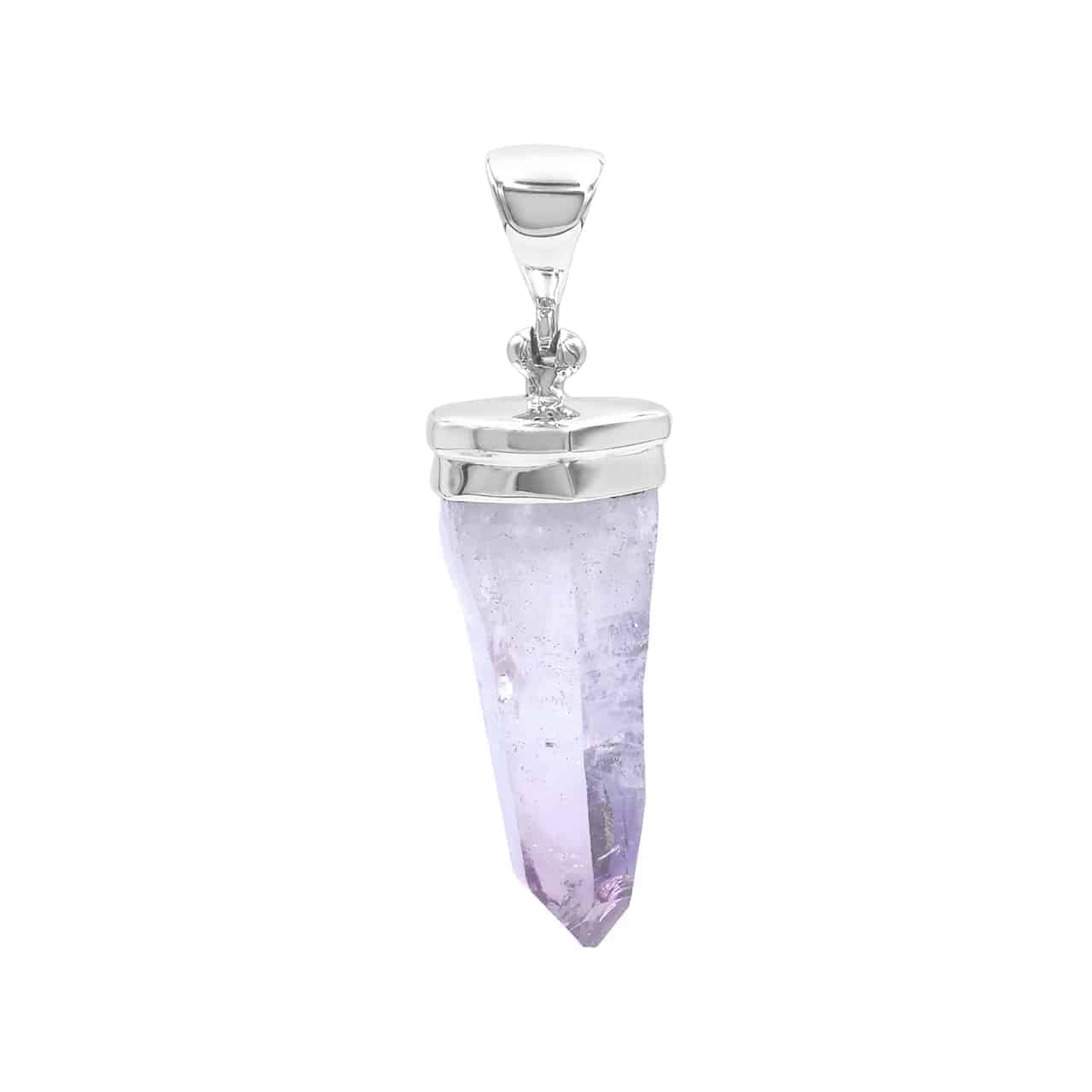 Starborn Vera Cruz Amethyst Crystal Point Pendant in Sterling Silver