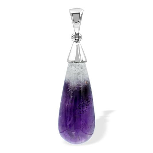 Starborn Duality Amethyst Pendant in Sterling Silver