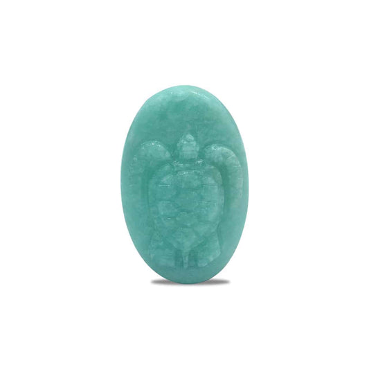 Starborn Amazonite Sea Turtle 22 x 35 mm Oval - 1 Piece
