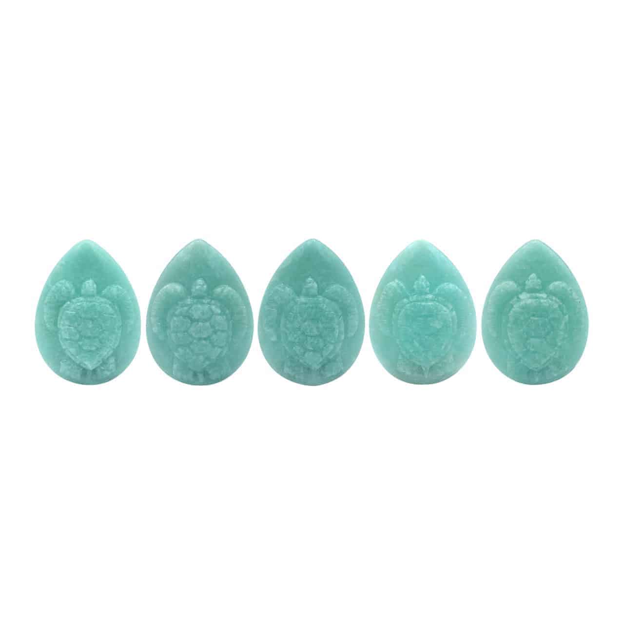 Starborn Amazonite Sea Turtle Pear Shaped Cabochon 25 x 35 mm - 1 Piece