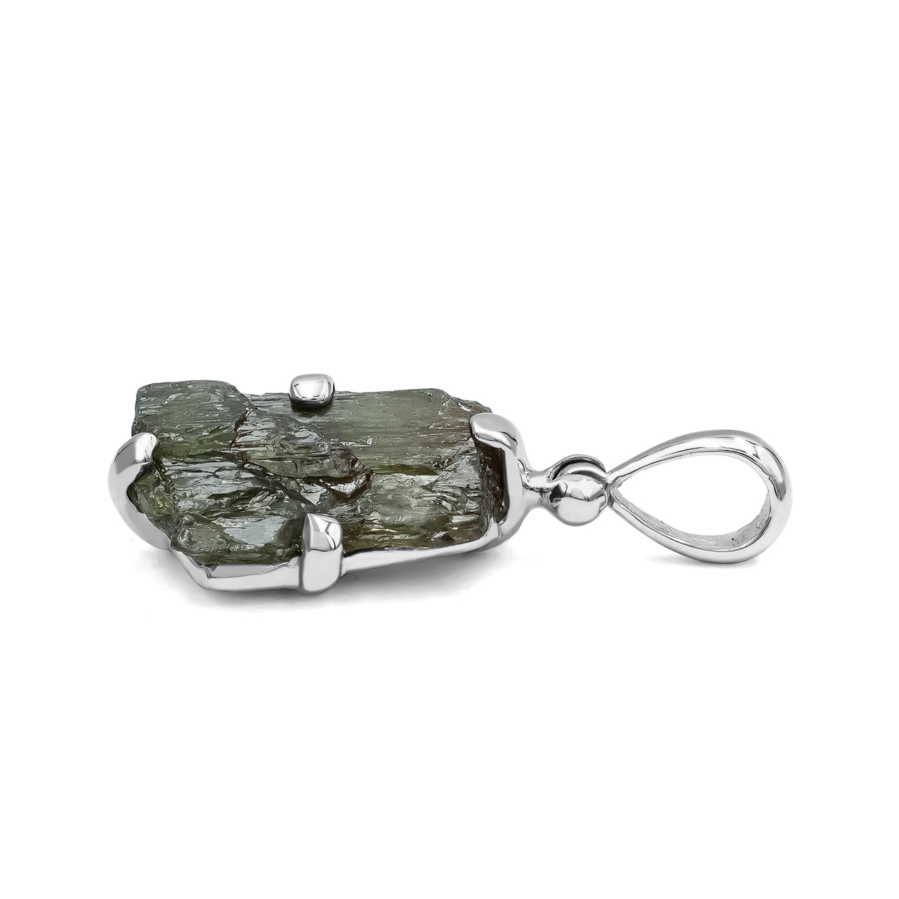 Starborn Andalusite Prong Set Pendant in Sterling Silver