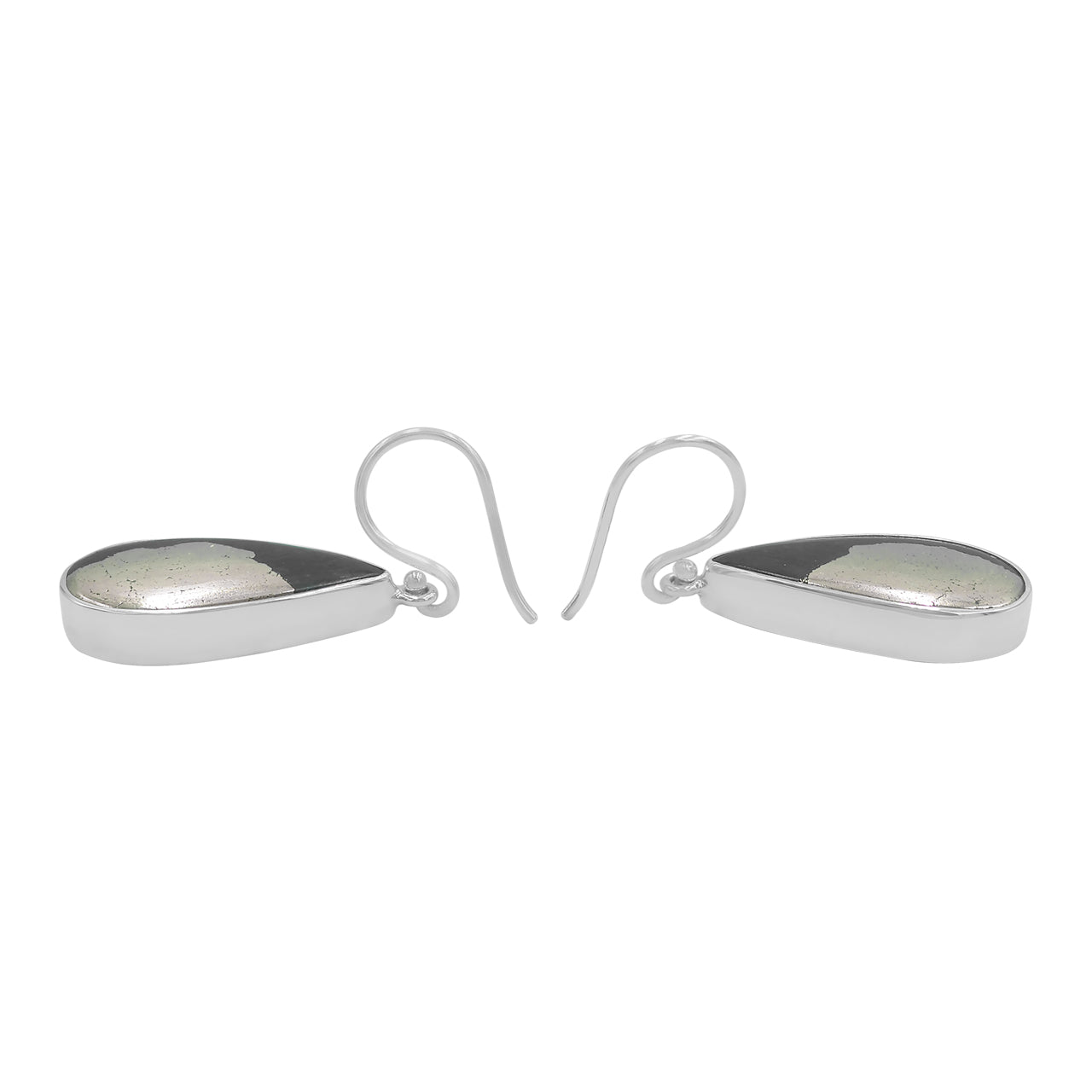 Starborn Apache Gold Pear Earrings in Sterling Silver