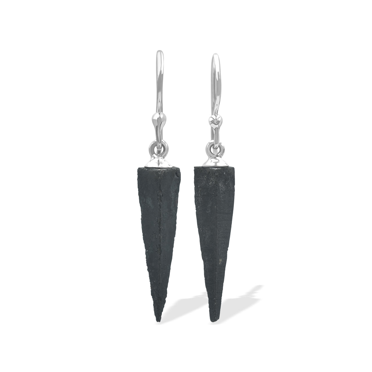 Starborn Scythian Bronze Arrowhead Earrings in Sterling Silver