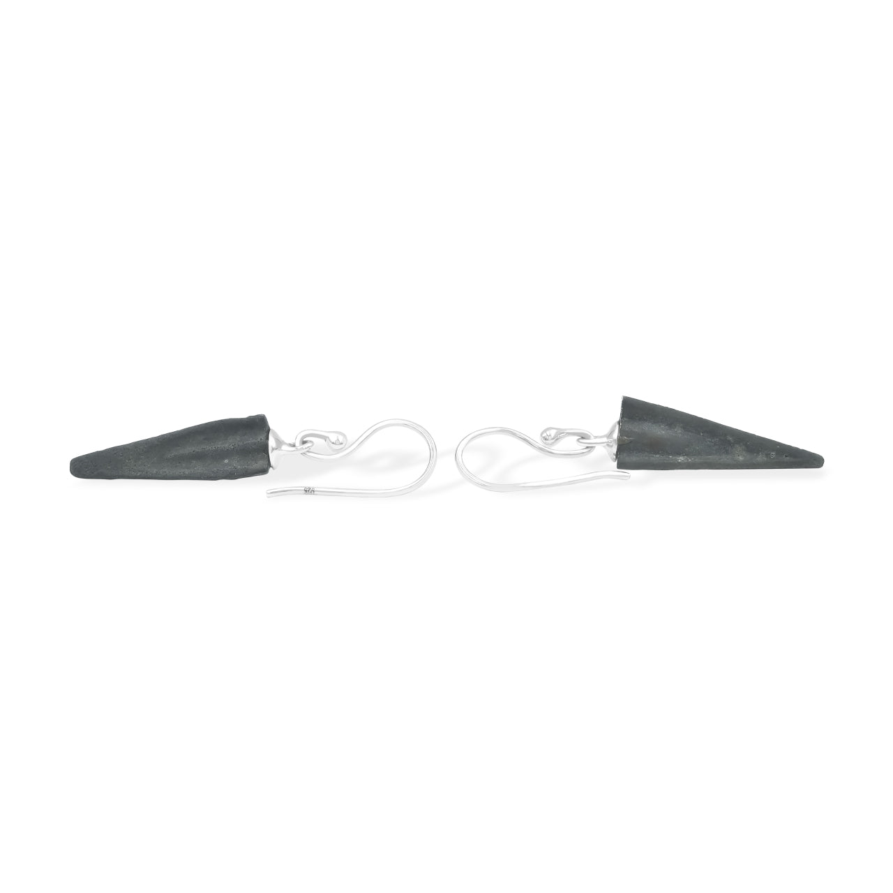 Starborn Scythian Bronze Arrowhead Earrings in Sterling Silver