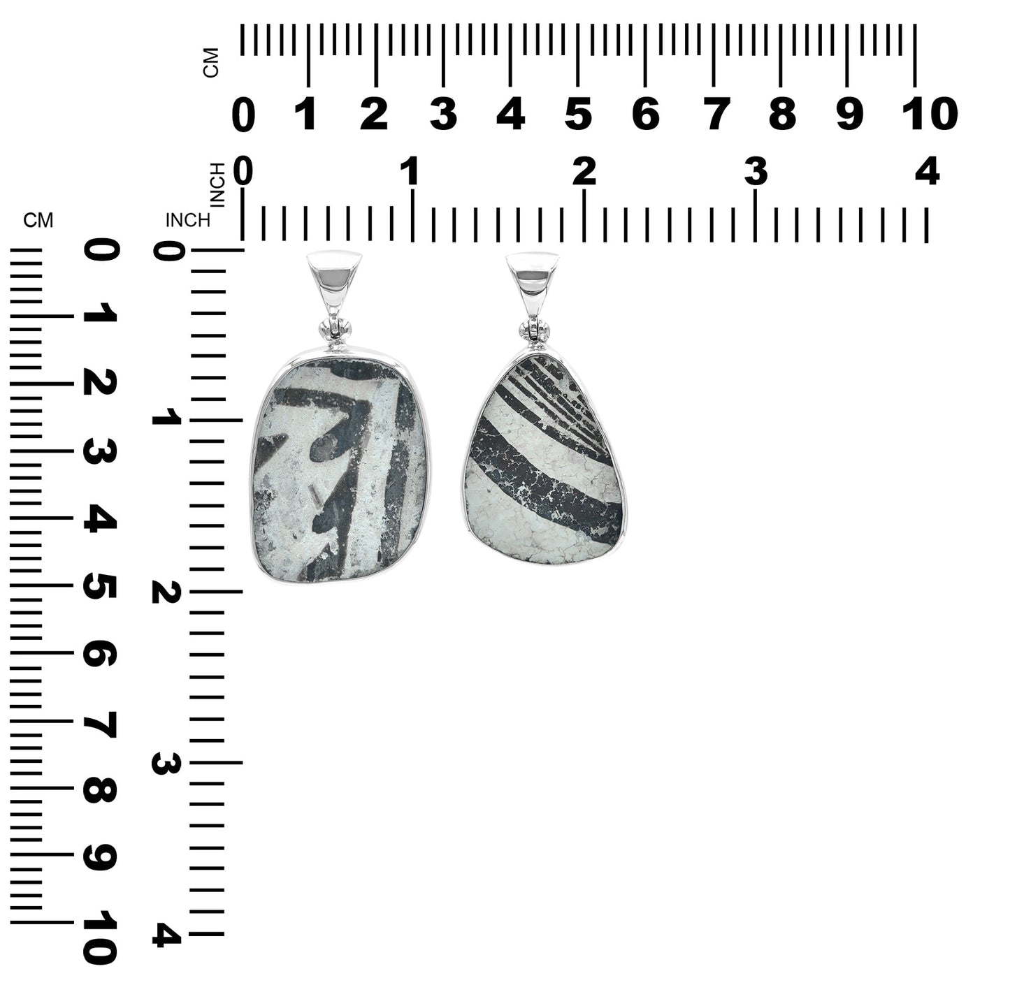 Starborn Anasazi Pottery Shard Pendant in Sterling Silver