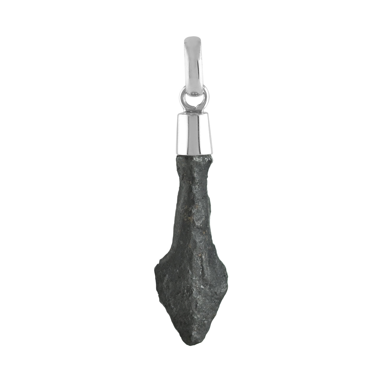 Starborn Ancient Viking Iron Arrowhead Pendant in Sterling Silver