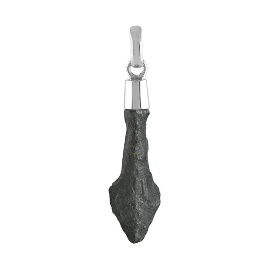 Starborn Ancient Viking Iron Arrowhead Pendant in Sterling Silver