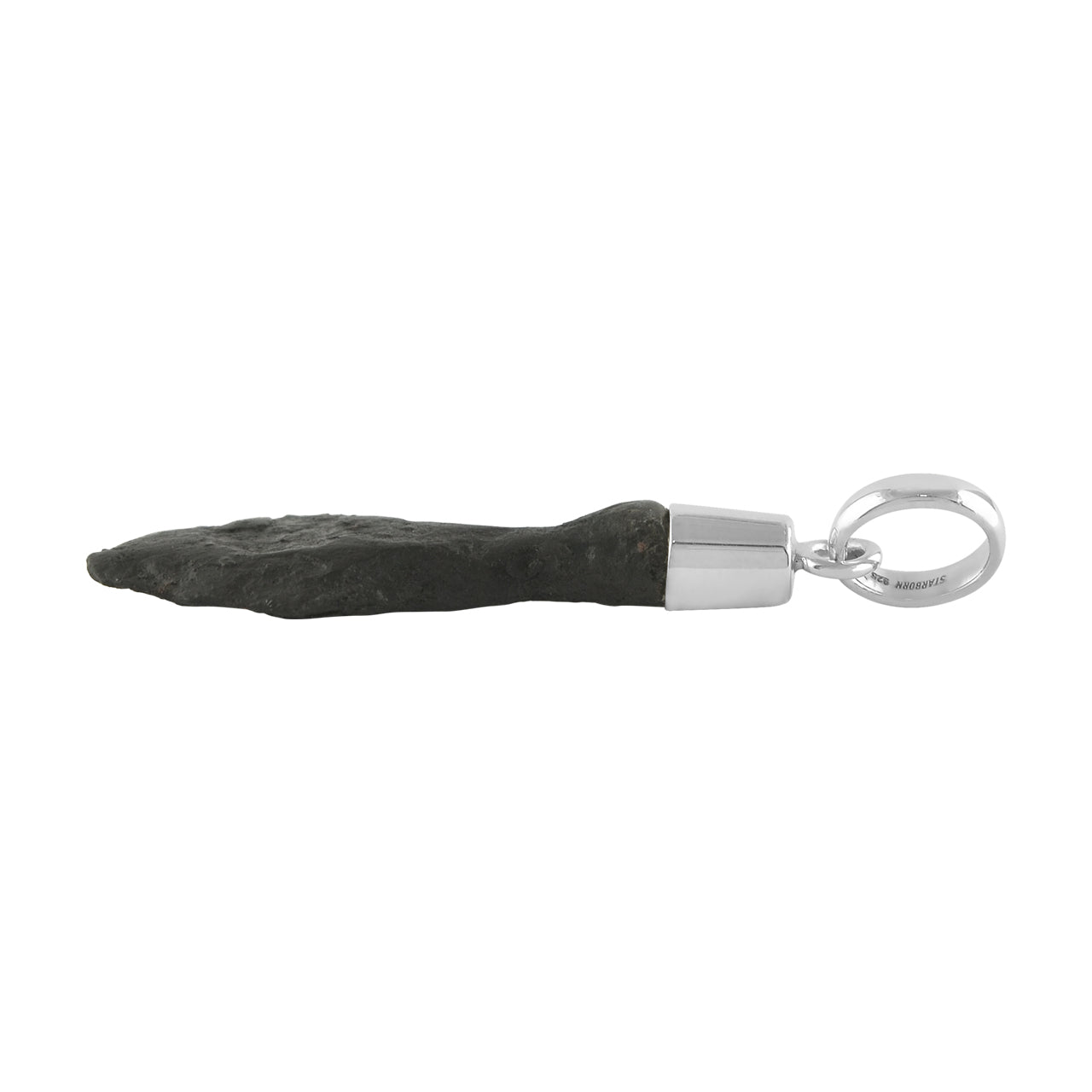 Starborn Ancient Viking Iron Arrowhead Pendant in Sterling Silver