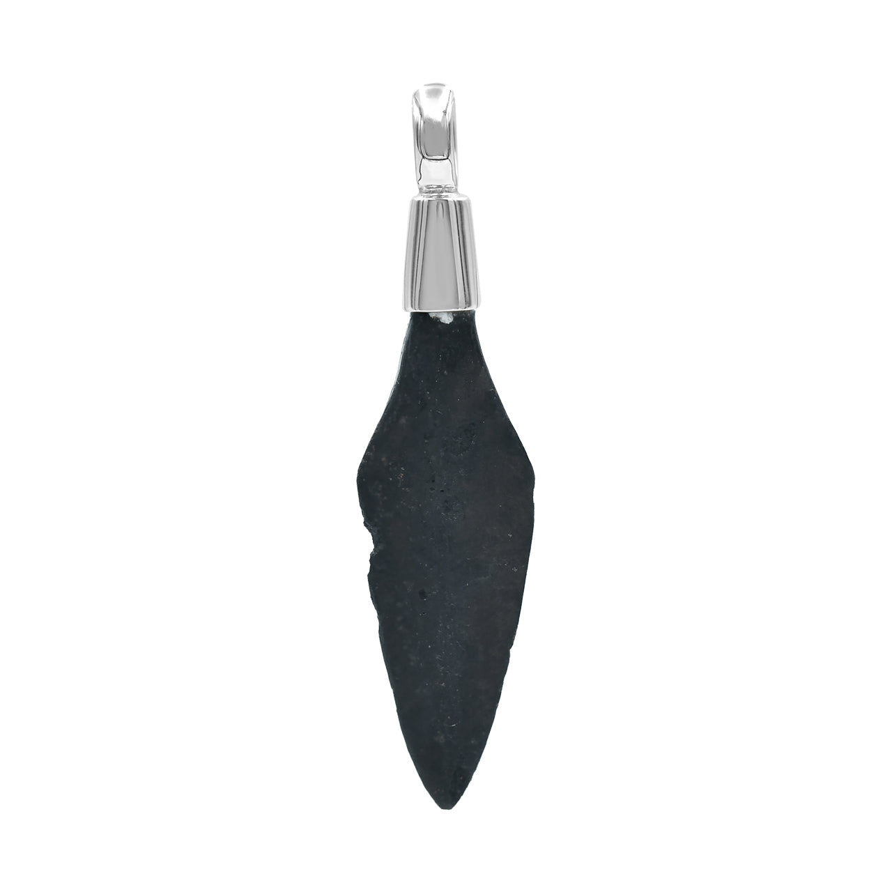 Starborn Viking Iron Arrowhead Pendant in Sterling Silver