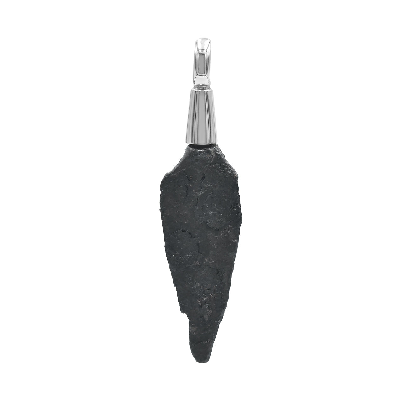 Starborn Viking Iron Arrowhead Pendant in Sterling Silver