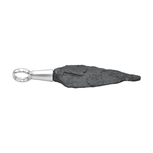 Starborn Viking Iron Arrowhead Pendant in Sterling Silver