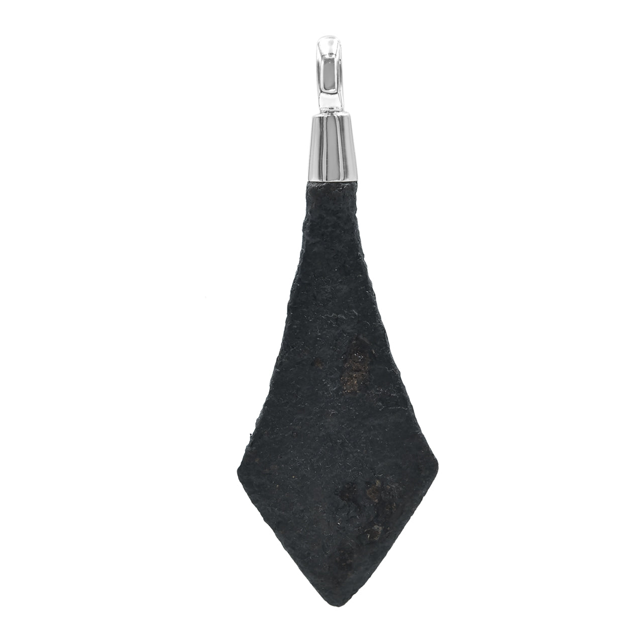 Starborn Captivating Viking Iron Arrowhead Pendant in Sterling Silver