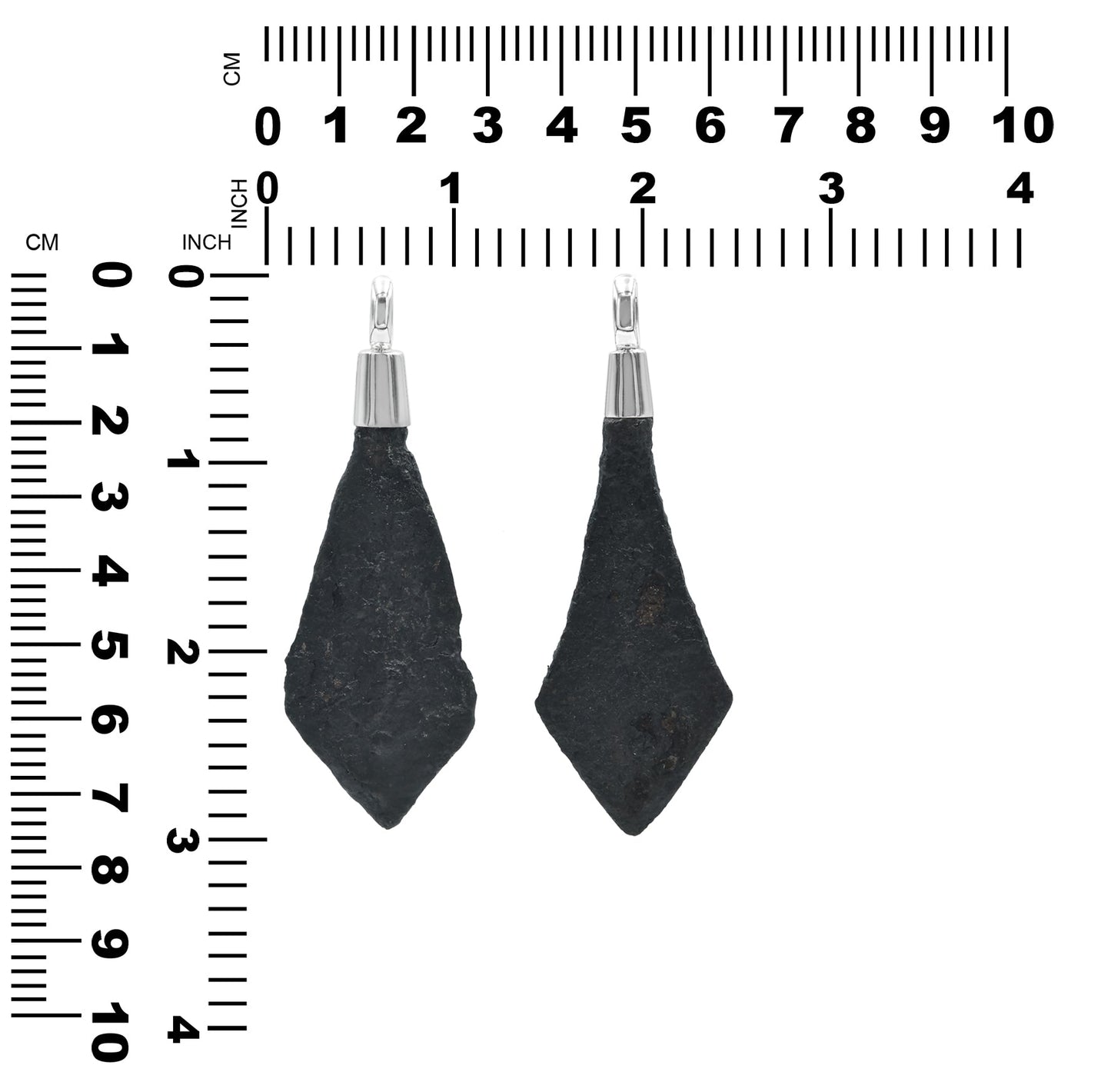 Starborn Captivating Viking Iron Arrowhead Pendant in Sterling Silver