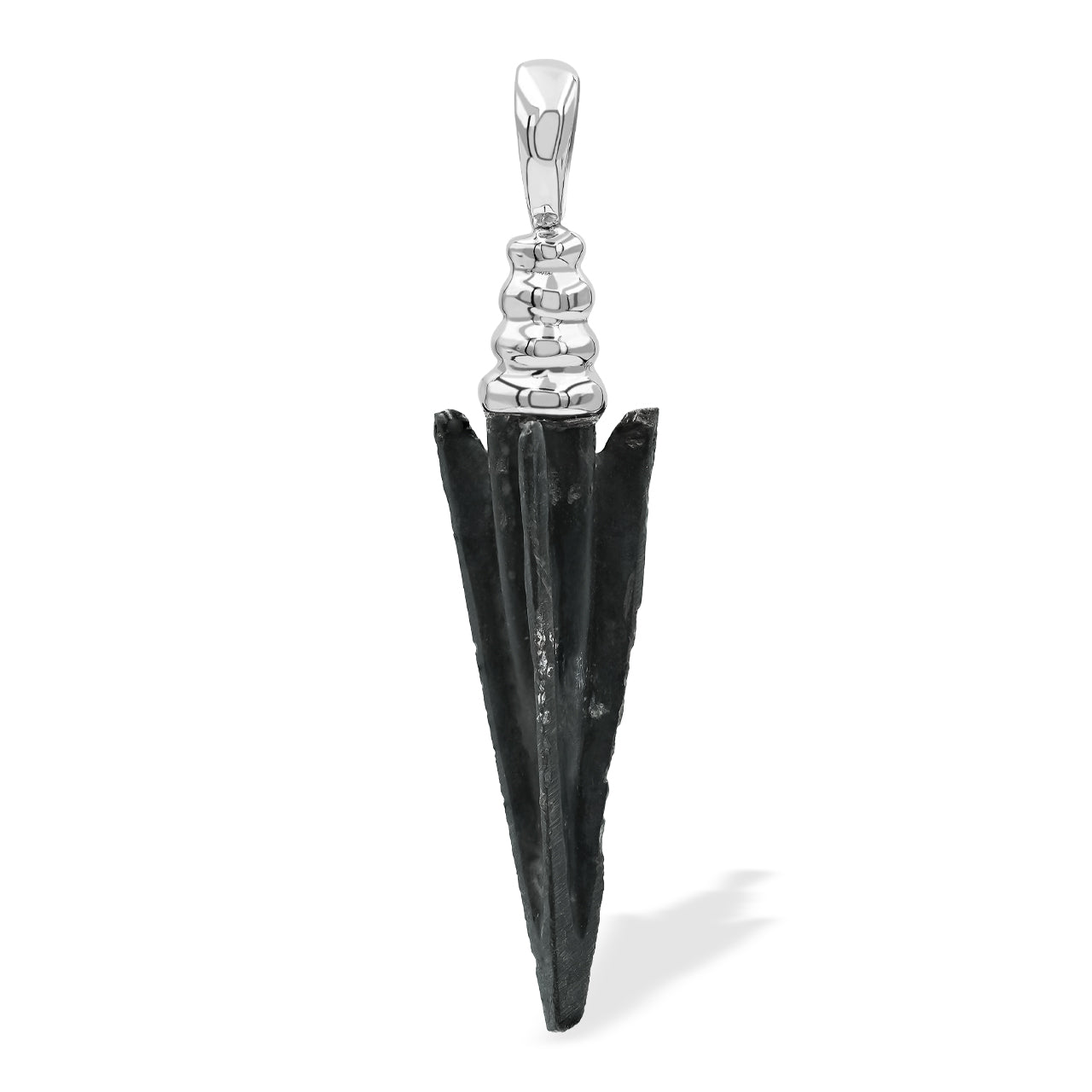 Starborn Scythian Bronze Arrowhead Pendant in Sterling Silver