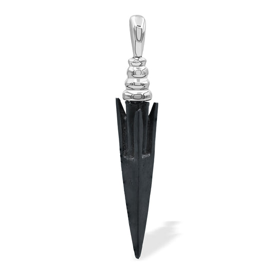 Starborn Scythian Bronze Arrowhead Pendant in Sterling Silver