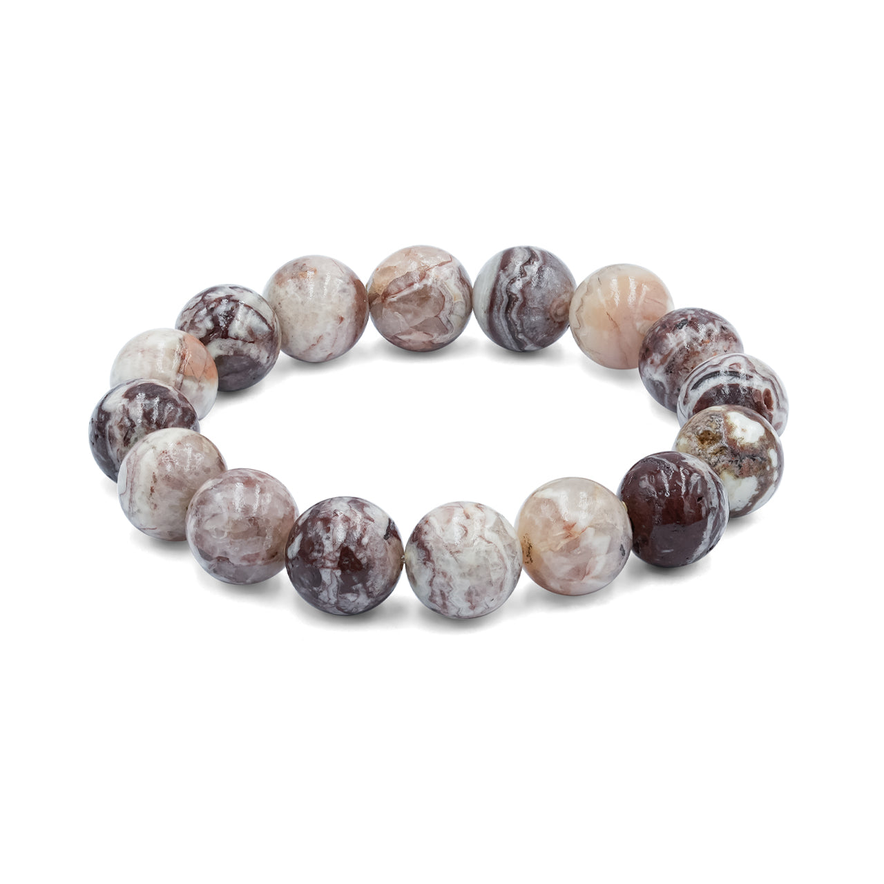 Starborn Arizona Agate Mountain Elastic Beaded Bracelet