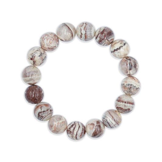 Starborn Arizona Agate Mountain Elastic Beaded Bracelet