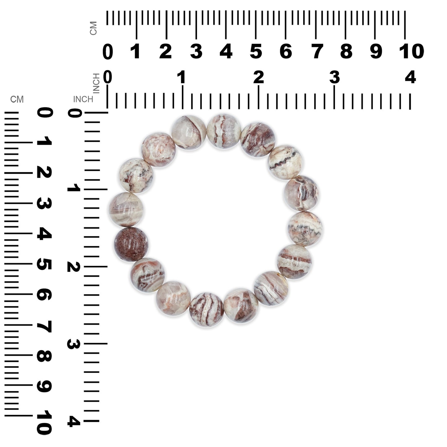 Starborn Arizona Agate Mountain Elastic Beaded Bracelet