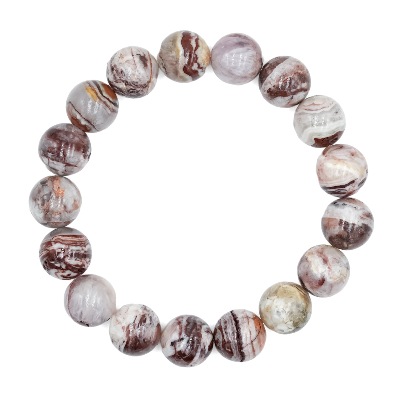 Starborn Arizona Agate Mountain Elastic Beaded Bracelet