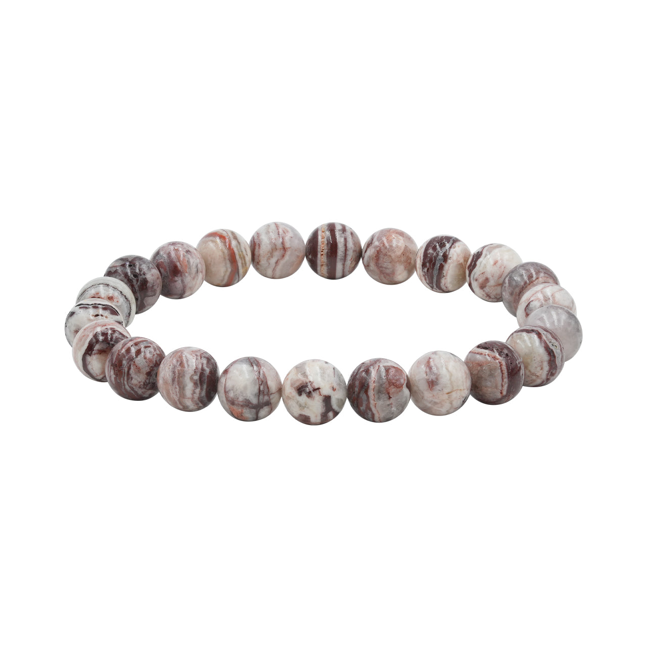 Starborn Arizona Agate Mountain Elastic Beaded Bracelet