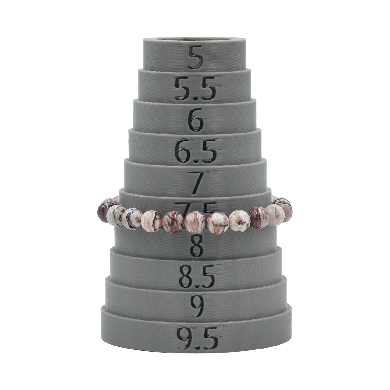 Starborn Arizona Agate Mountain Elastic Beaded Bracelet
