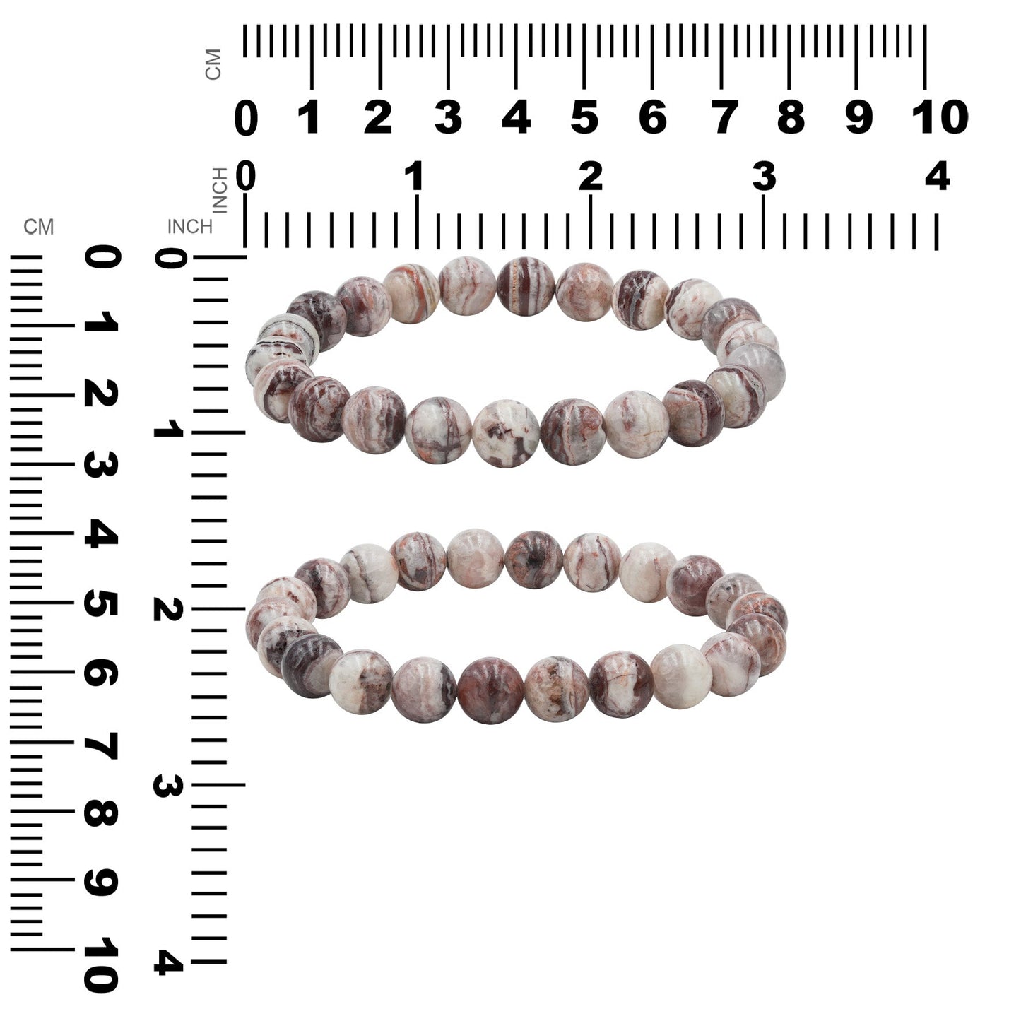 Starborn Arizona Agate Mountain Elastic Beaded Bracelet