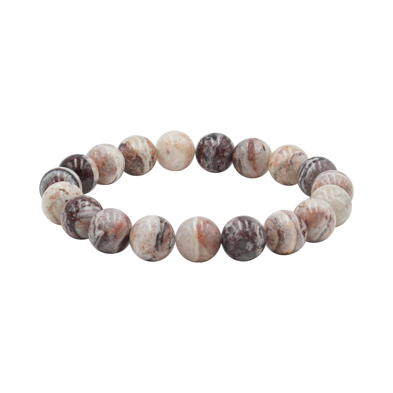 Starborn Arizona Agate Mountain Elastic Beaded Bracelet