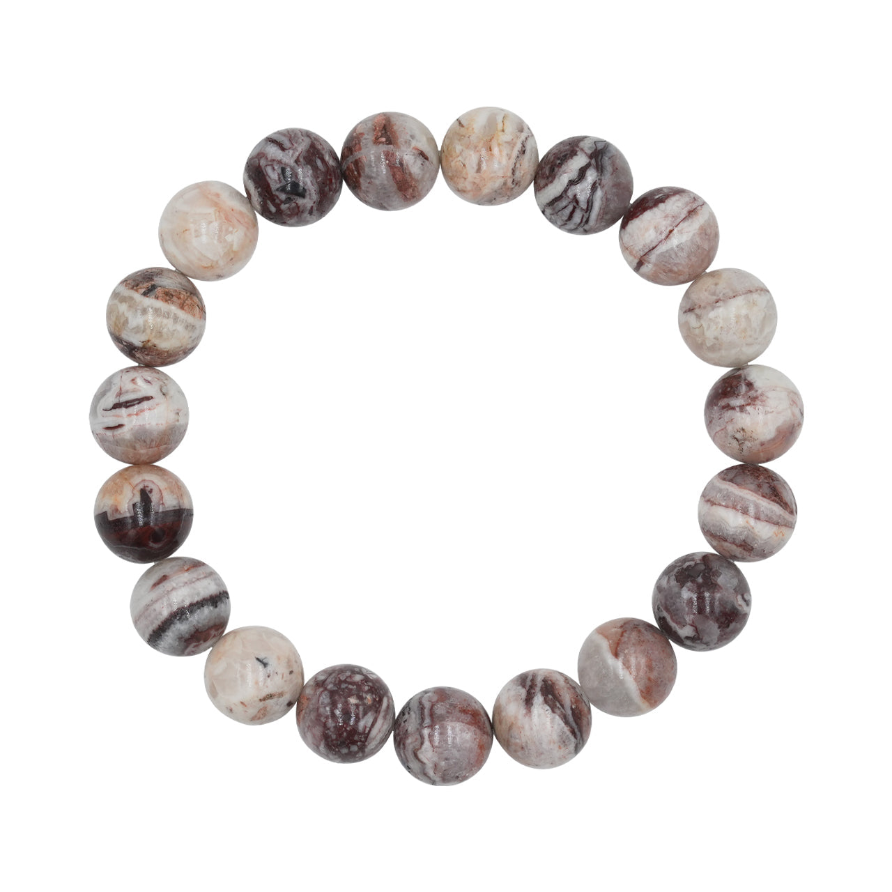 Starborn Arizona Agate Mountain Elastic Beaded Bracelet