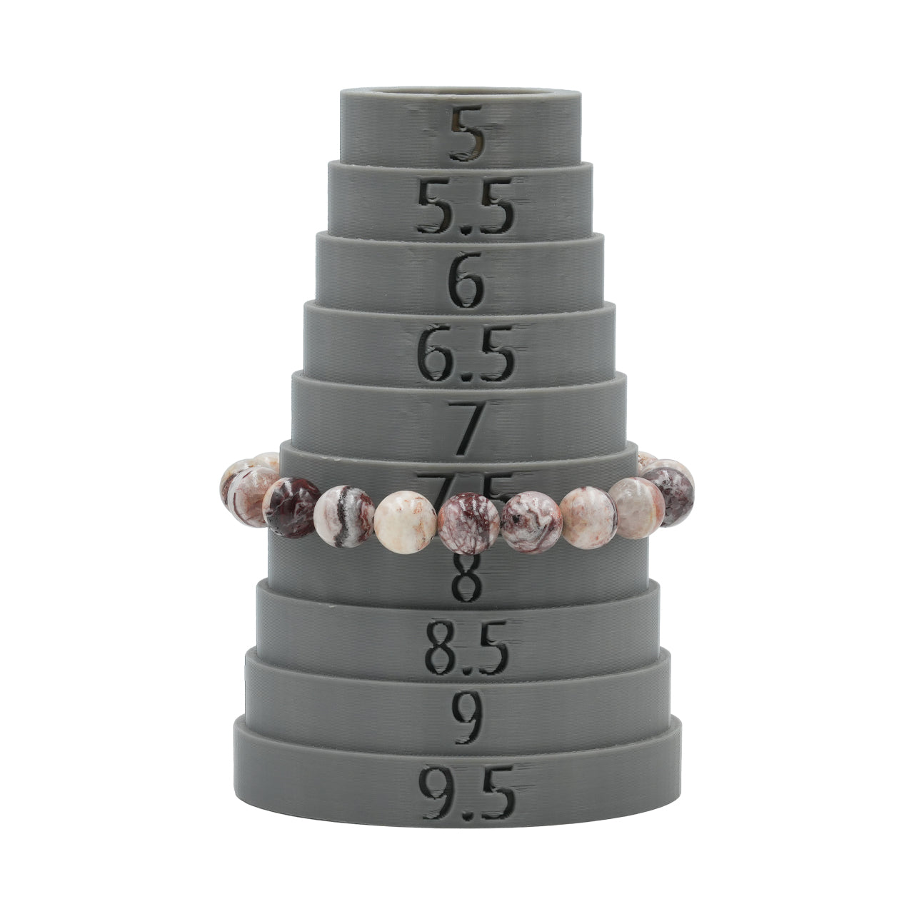 Starborn Arizona Agate Mountain Elastic Beaded Bracelet