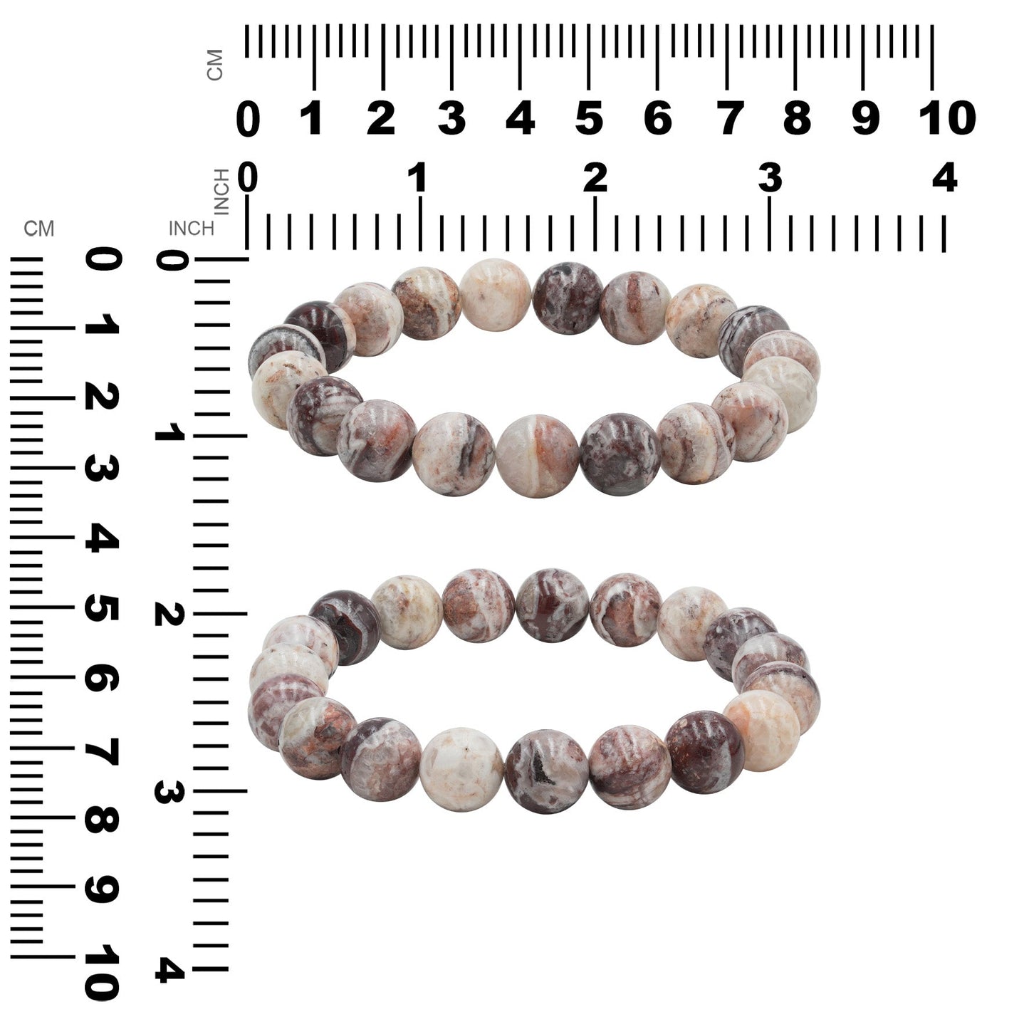 Starborn Arizona Agate Mountain Elastic Beaded Bracelet