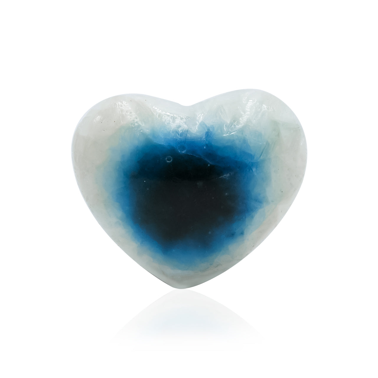 Starborn Heart Blue Ice Glacierite Cabochon - 1 piece