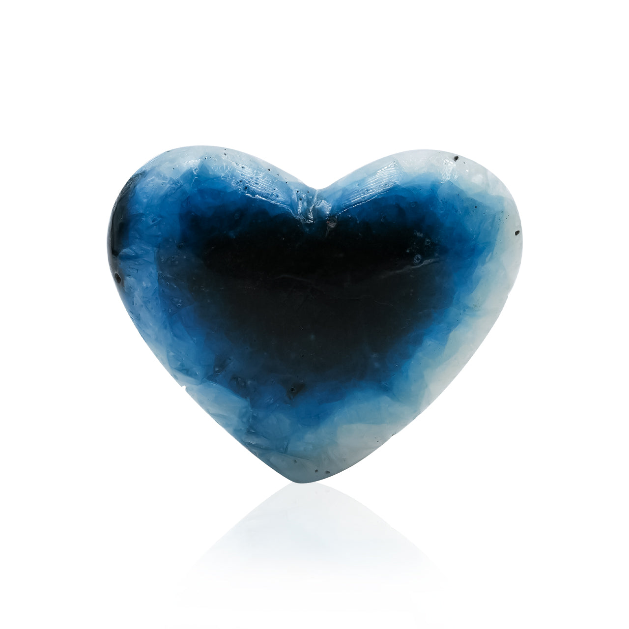 Starborn Heart Blue Ice Glacierite Cabochon - 1 piece