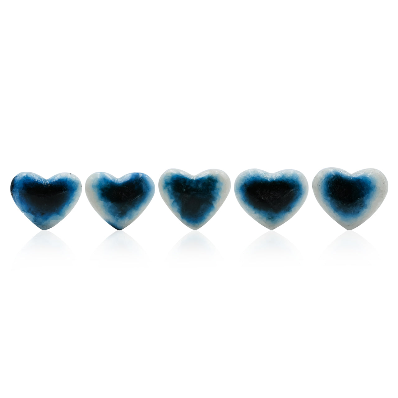 Starborn Heart Blue Ice Glacierite Cabochon - 1 piece