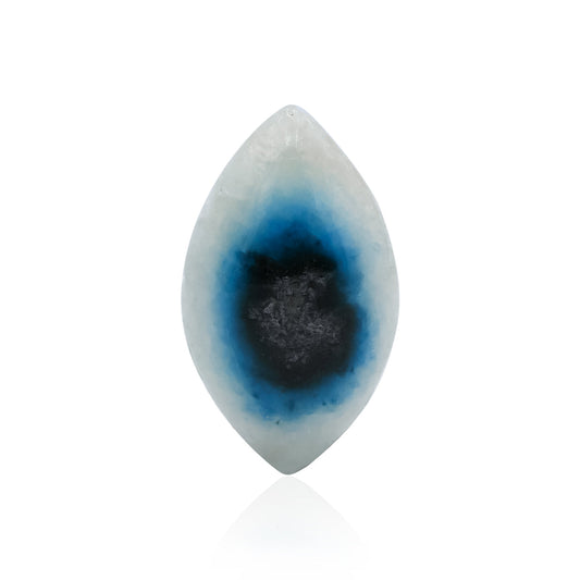 Starborn Eyeshape Blue Ice Glacierite Cabochon - 1 piece
