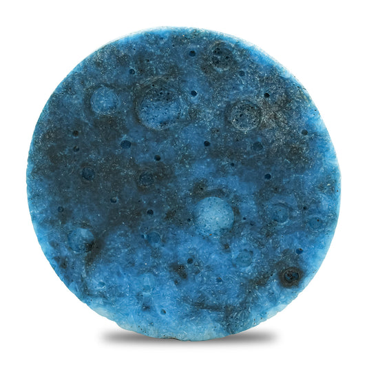 Starborn Blue Ice Glacierite Moon Carving 69-70 mm - 1 piece