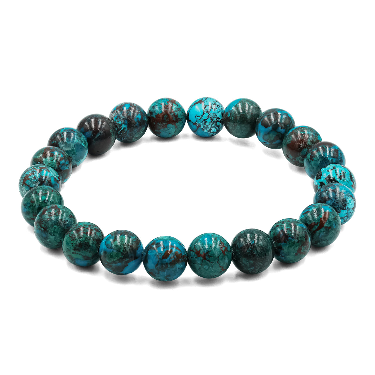 Starborn Chrysocolla Elastic Beaded Bracelet