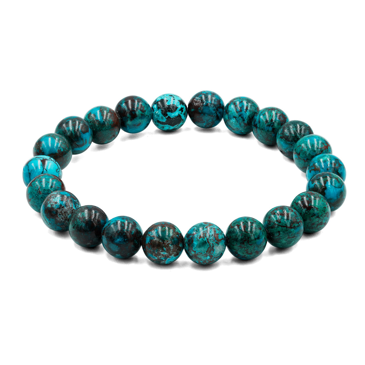 Starborn Chrysocolla Elastic Beaded Bracelet