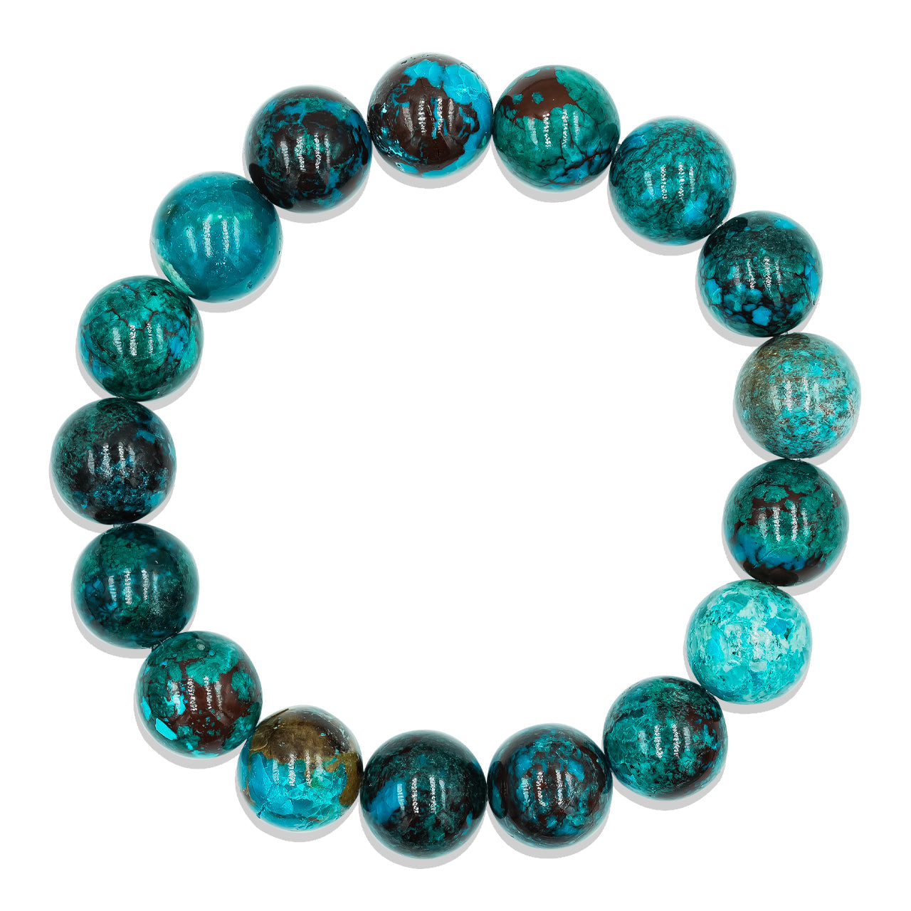 Starborn Chrysocolla Elastic Beaded Bracelet
