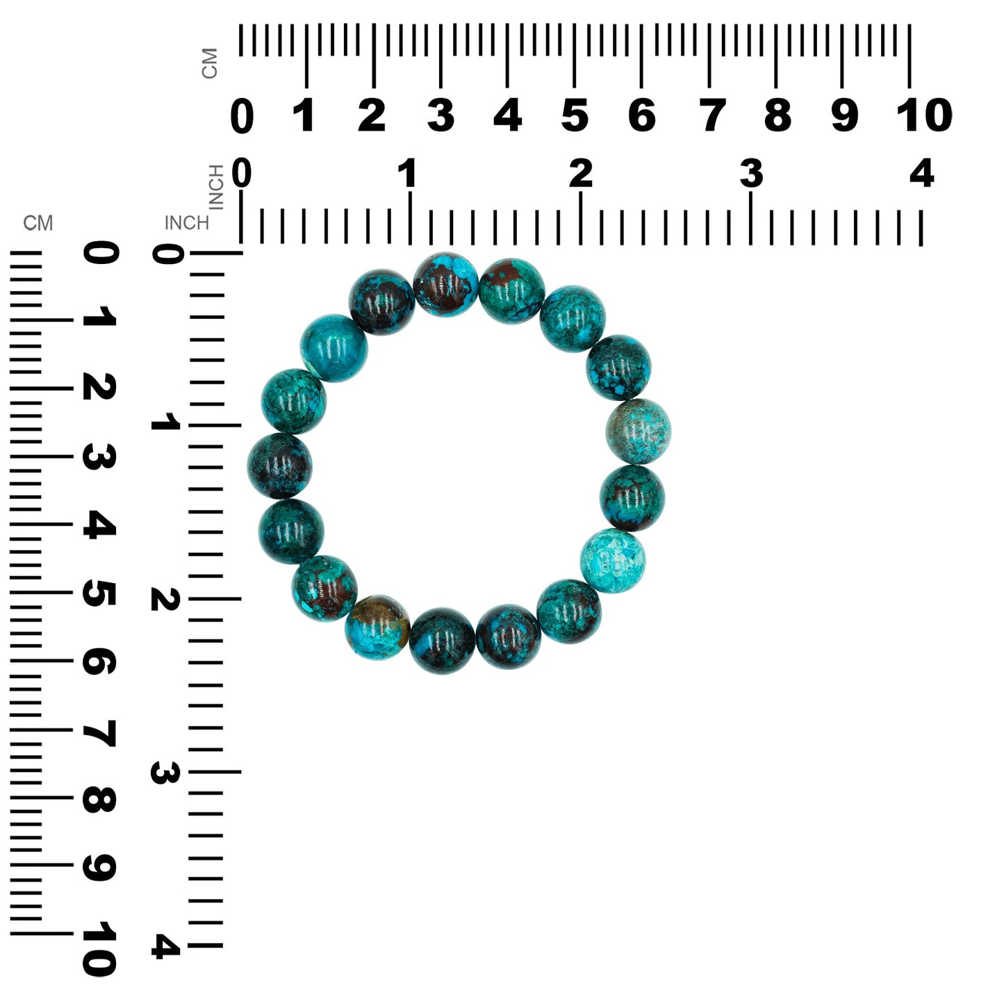 Starborn Chrysocolla Elastic Beaded Bracelet